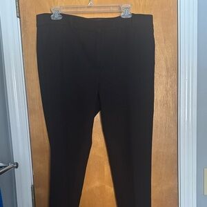 Talbots Hampshire Classic  Black Trousers ankle length.